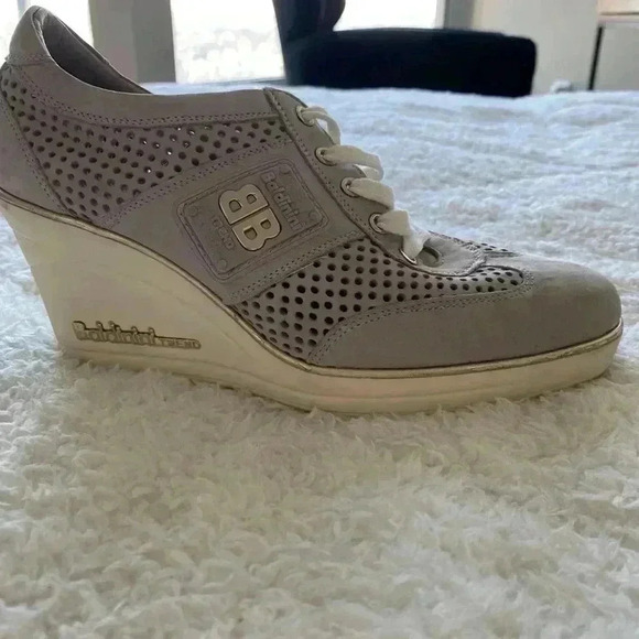 Platform Leather Sneaker Shoe high platform sneaker shoe size 38 EUR. - Picture 2 of 15